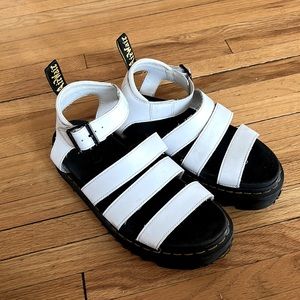 doc marten white sandals